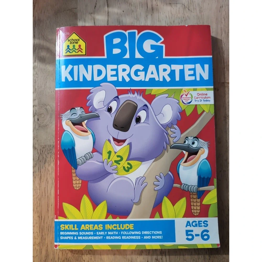 Big Kindergarten by School Zone Publishing Company Staff (2019, Trade Paperback)